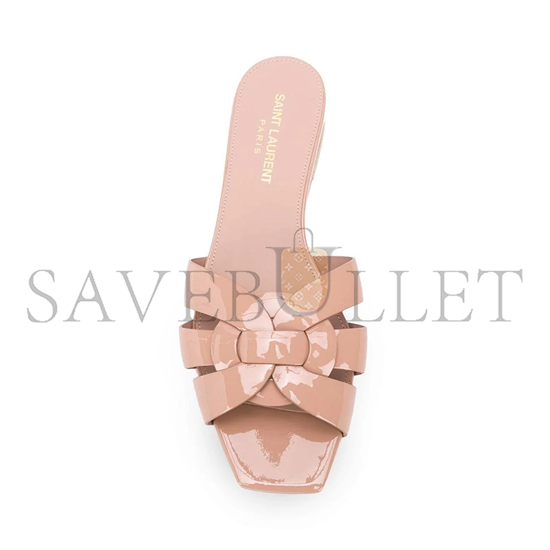 YSL TRIBUTE MULES IN PATENT LEATHER 571952 B8I00 9935